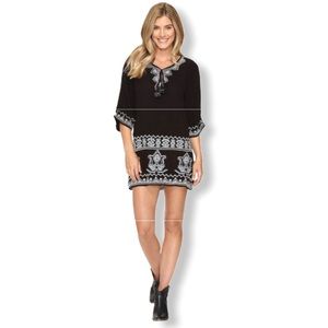 Tolani Tunic Dress Black NWT